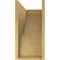 Ekena Millwork 10"W x 20"D x 20"H Classic Garner Rough Cedar Woodgrain TimberThane Corbel, Primed Tan CORUR10X20X20GARRCPR - alternate 3
